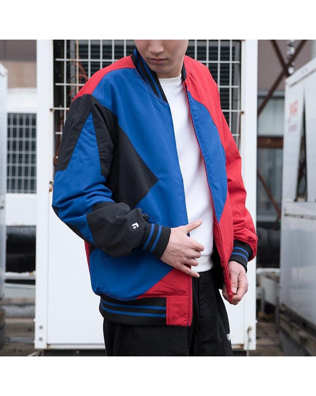 Converse Blue Baseball Jacket for men