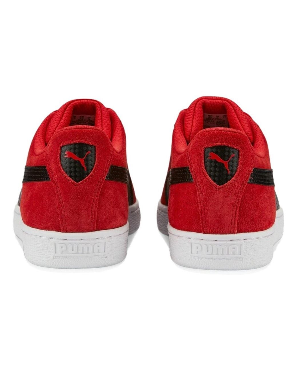 PUMA Red Suede X Scuderia Ferrari 'Shield for men