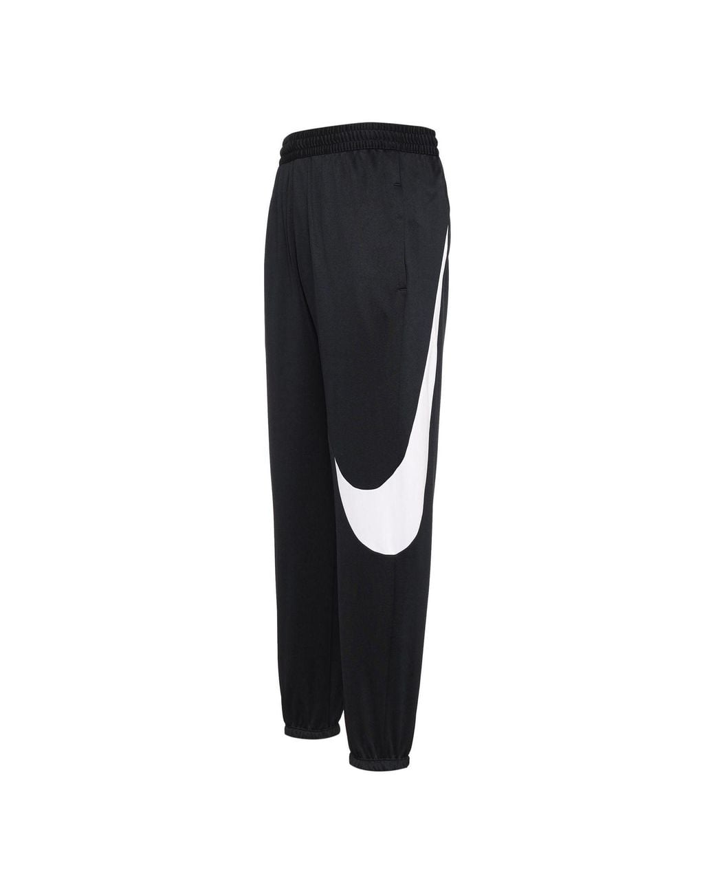 Nike Black Fleeced Big Hook Casual Ankle Banded Pants for men