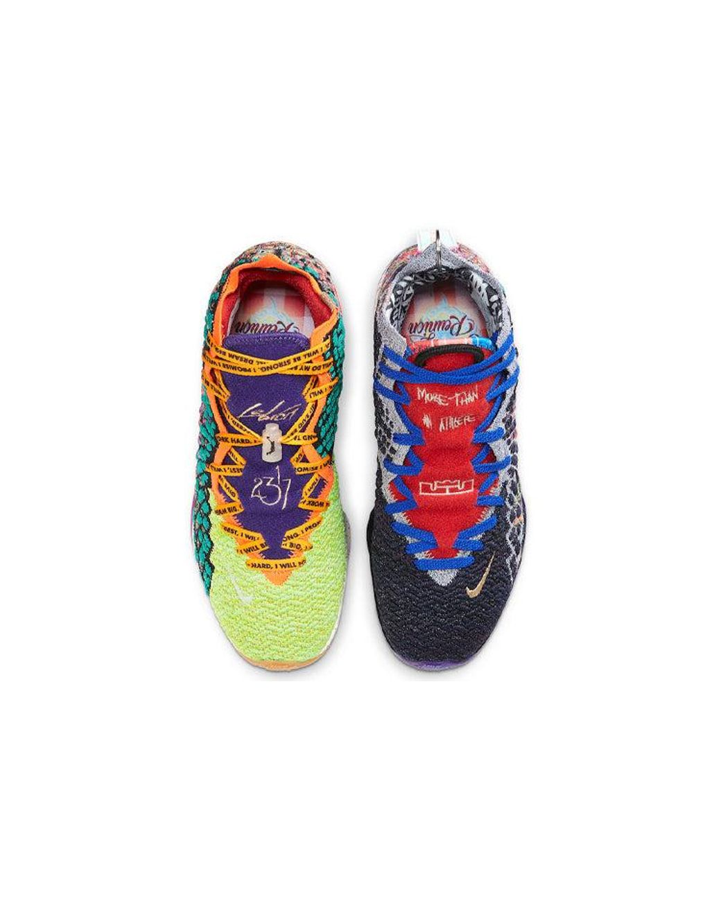Nike Blue Lebron 17 Ep 'What The' for men