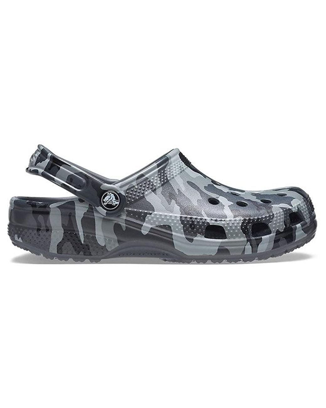 CROCSTM Gray Beach Sandals Camouflage