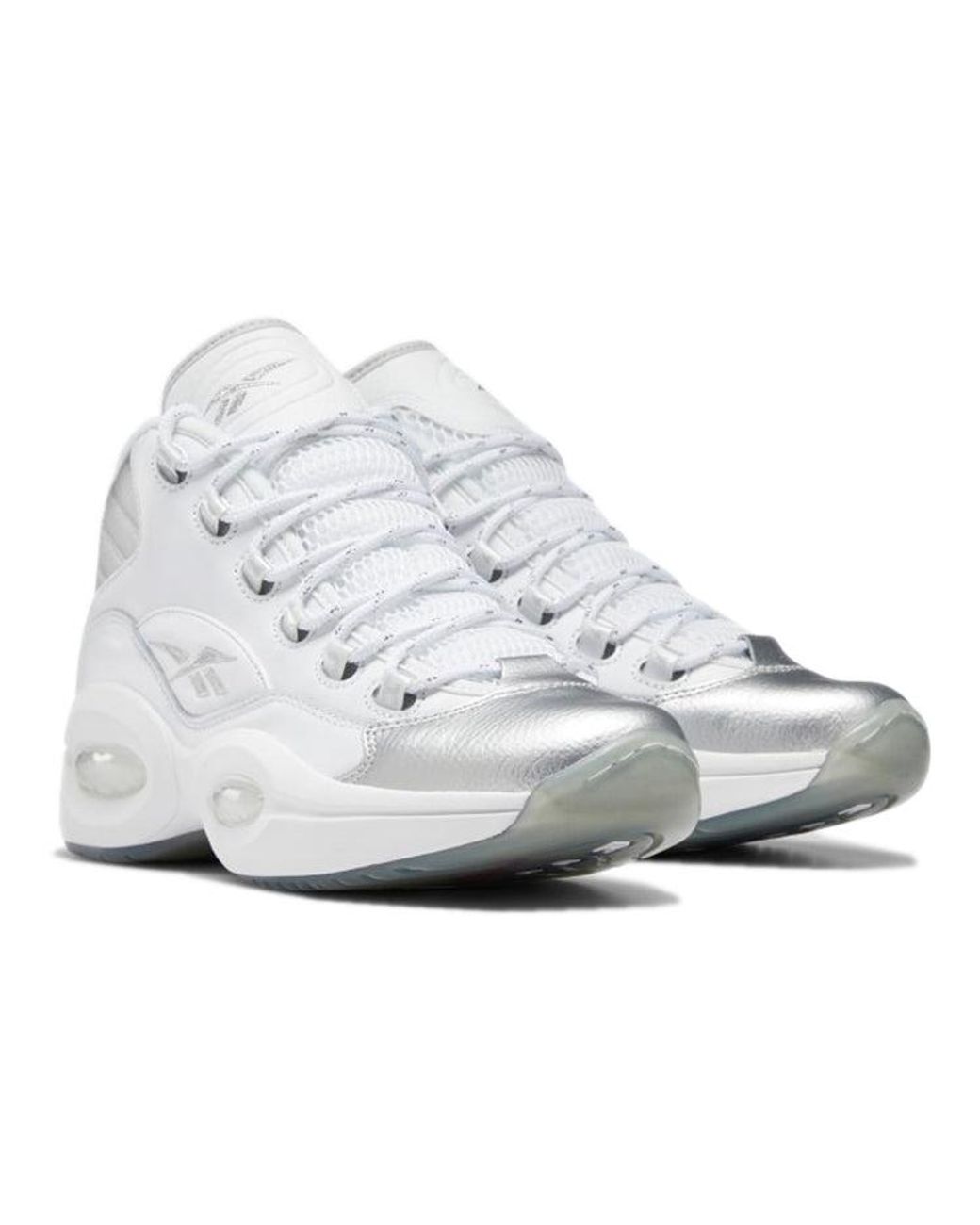 Reebok White Question Mid '25Th Anniversary' for men