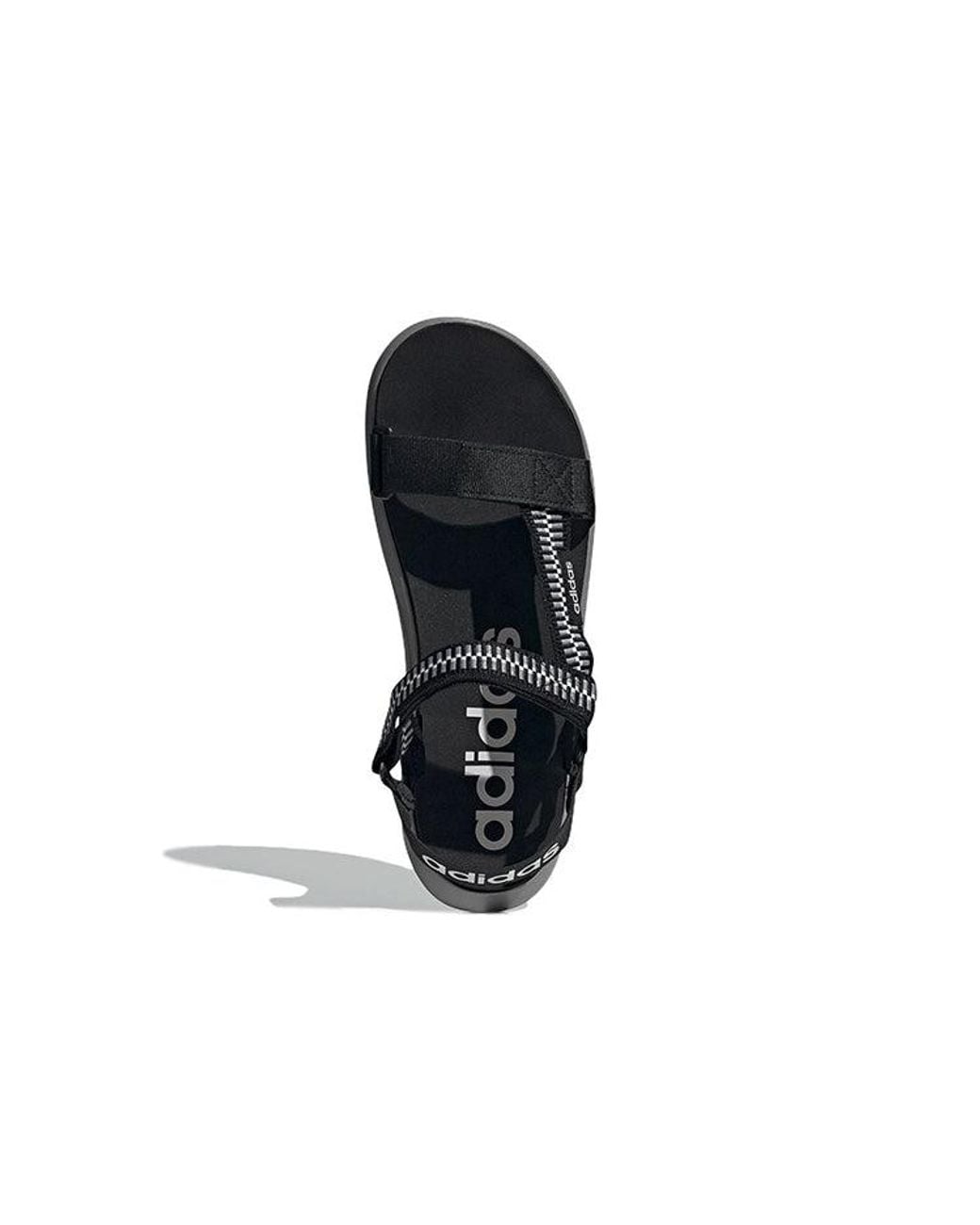 Adidas Black Comfort Sandal 'Core' for men