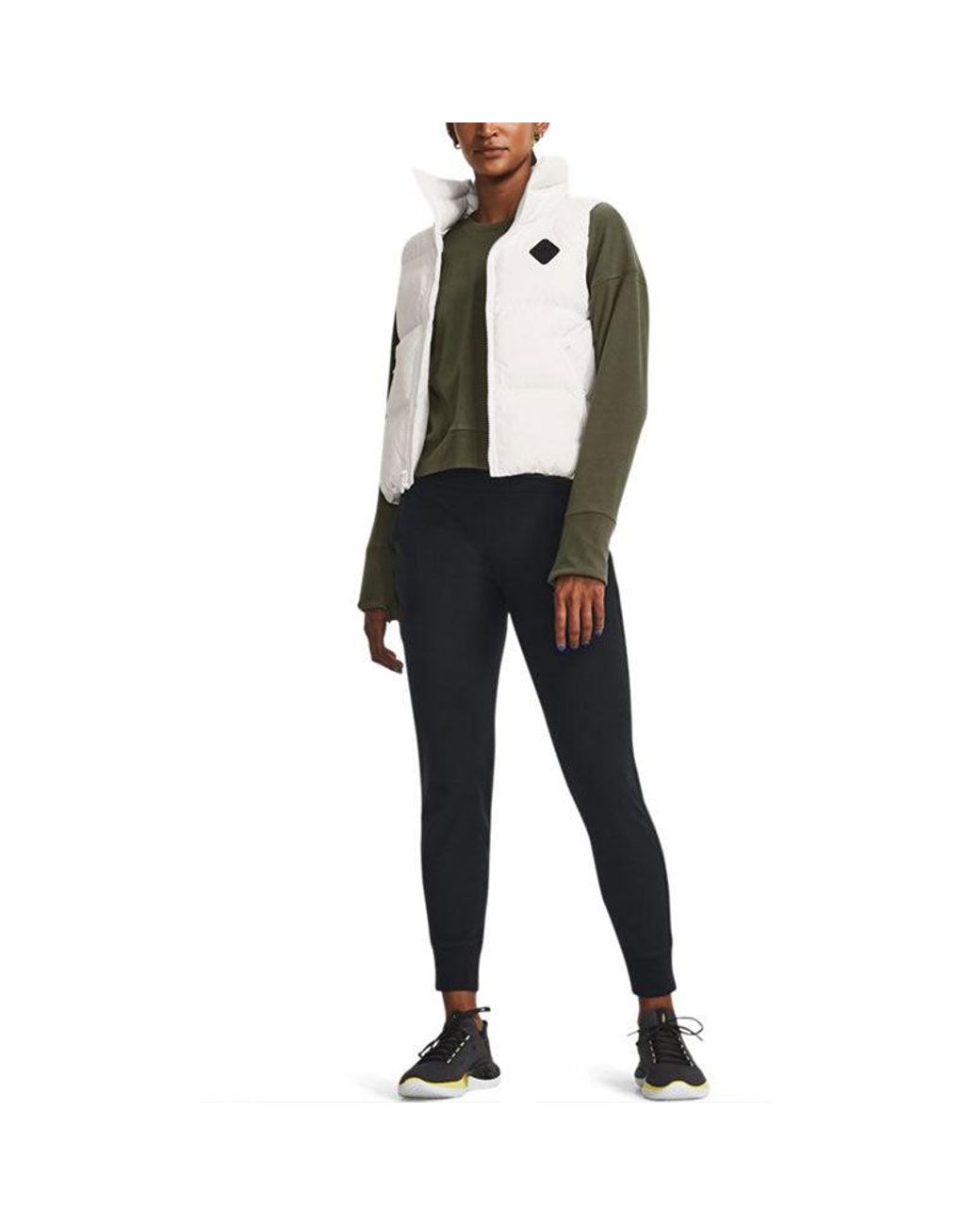 Under Armour White (Wmns) Coldgear Infrared Puffer Vest