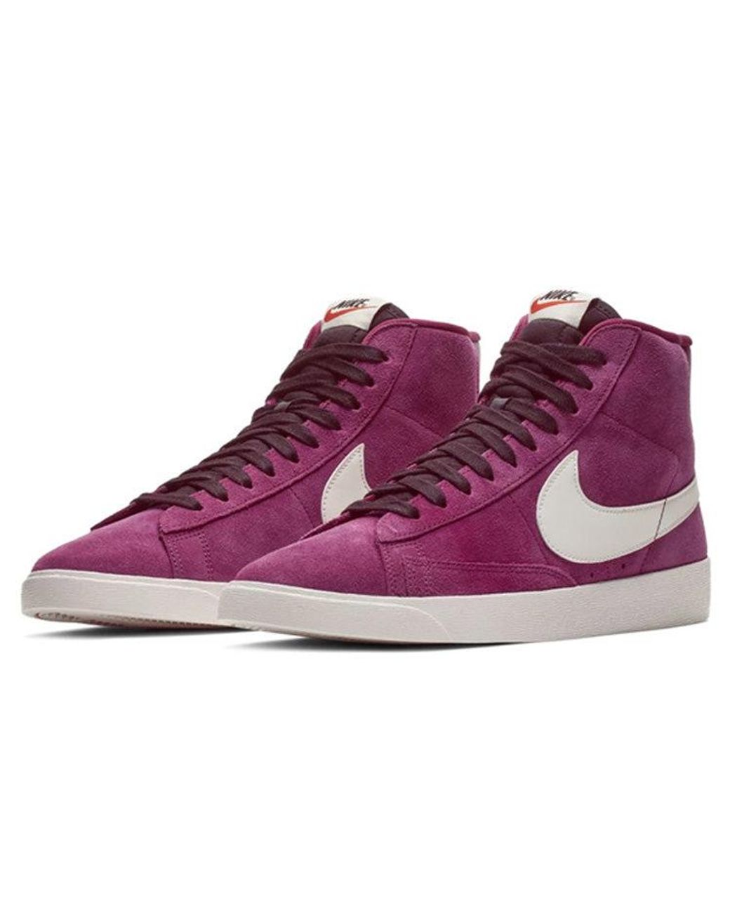 Nike Purple (Wmns) Blazer Mid Vintage Suede 'True Berry'