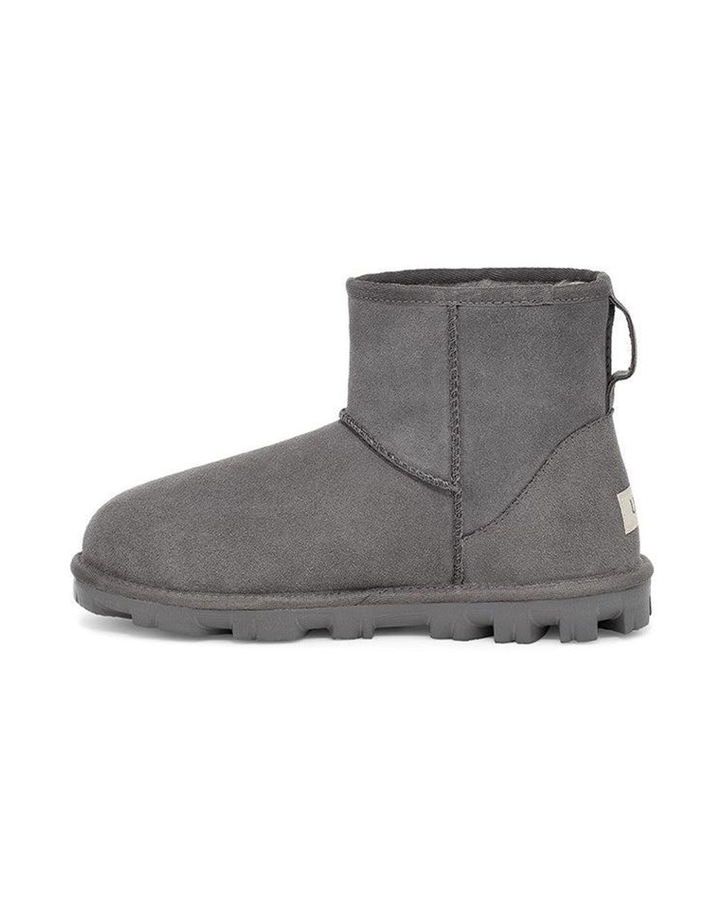 Ugg Gray (Wmns) Essential Mini Classic Fleece Lined