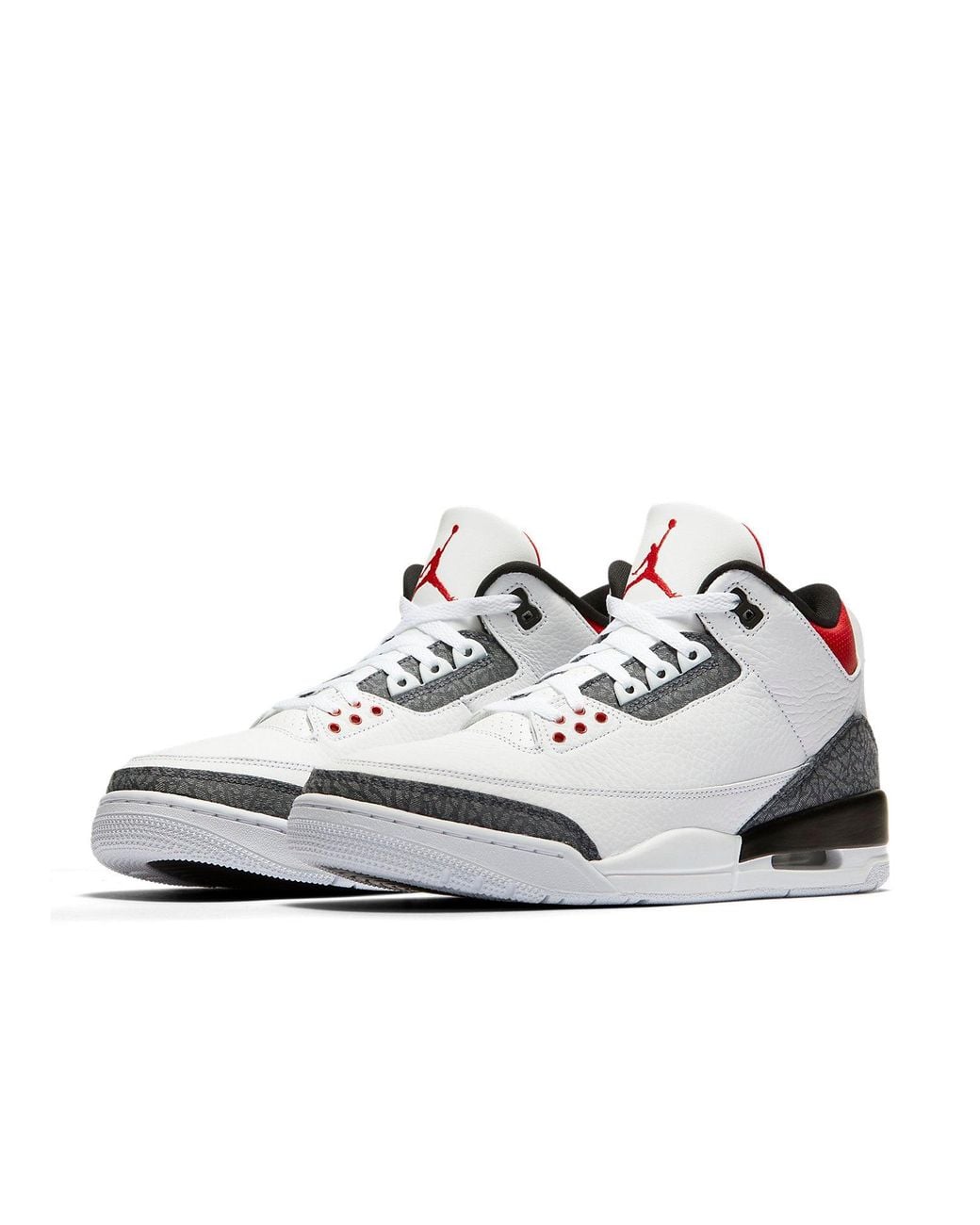 Nike White 3 Retro Denim Se 'Fire' for men
