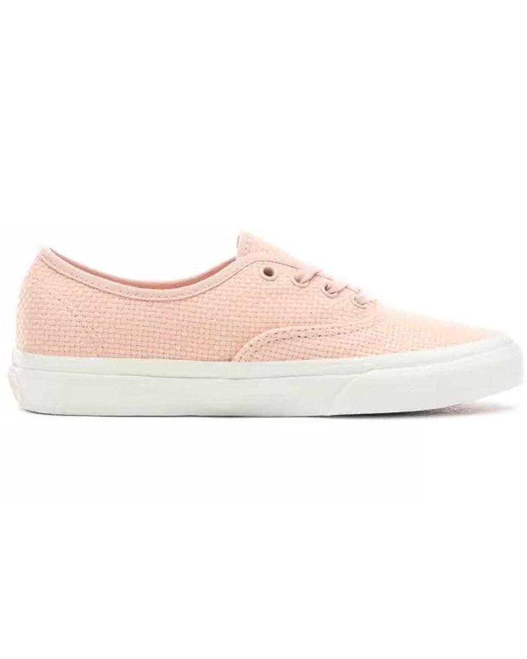 Vans Pink Authentic 'Woven Check for men
