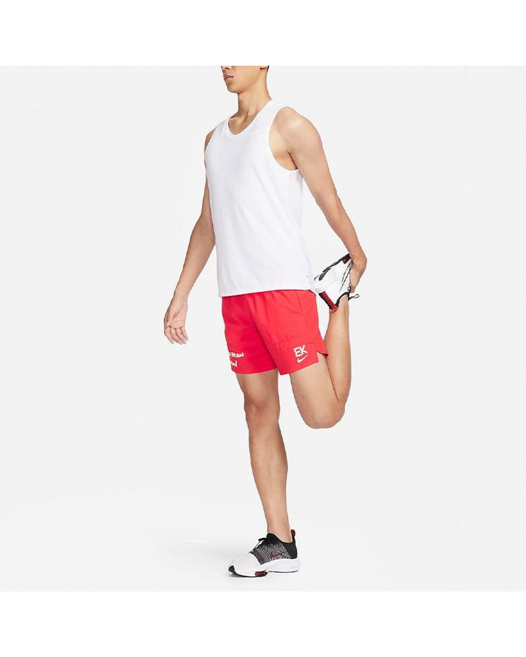 Nike Red Dri-Fit Stride Kipchoge Brief-Lined Running Shorts for men