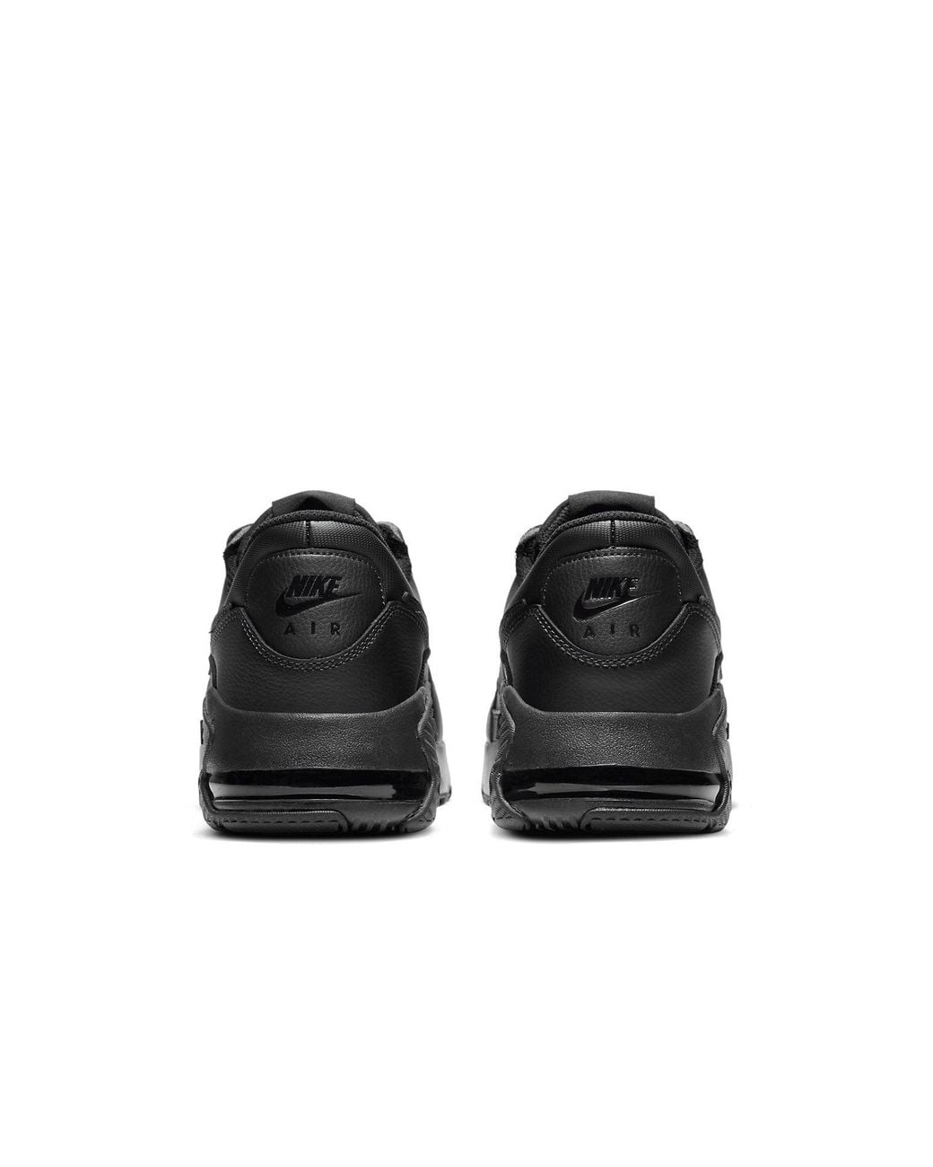 Nike Black Air Max Excee Leather 'Triple' for men
