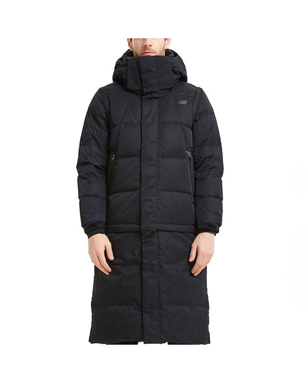 New Balance Blue Lifestyle Long Down Parka for men