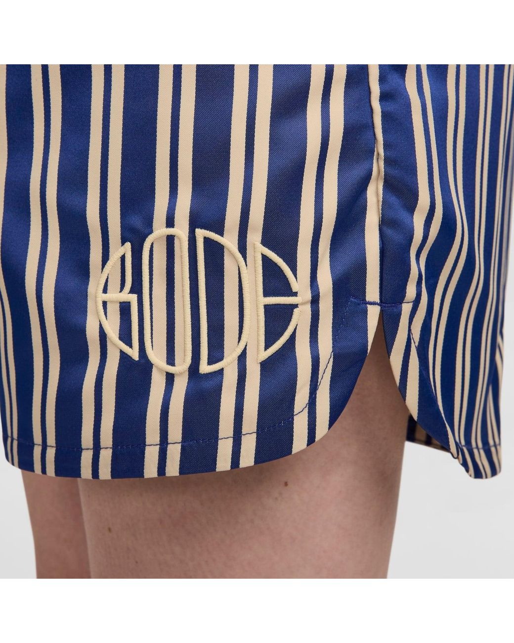 Nike Blue X Bode Scrimmage Shorts 'Ecru Deep Royal' for men