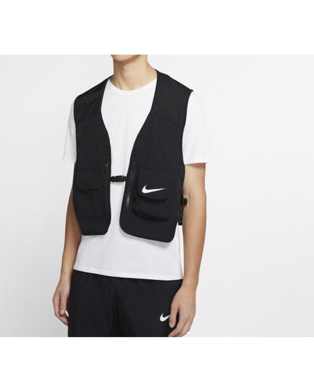 Nike Black Fc Detachable Vest Asia Sizing for men