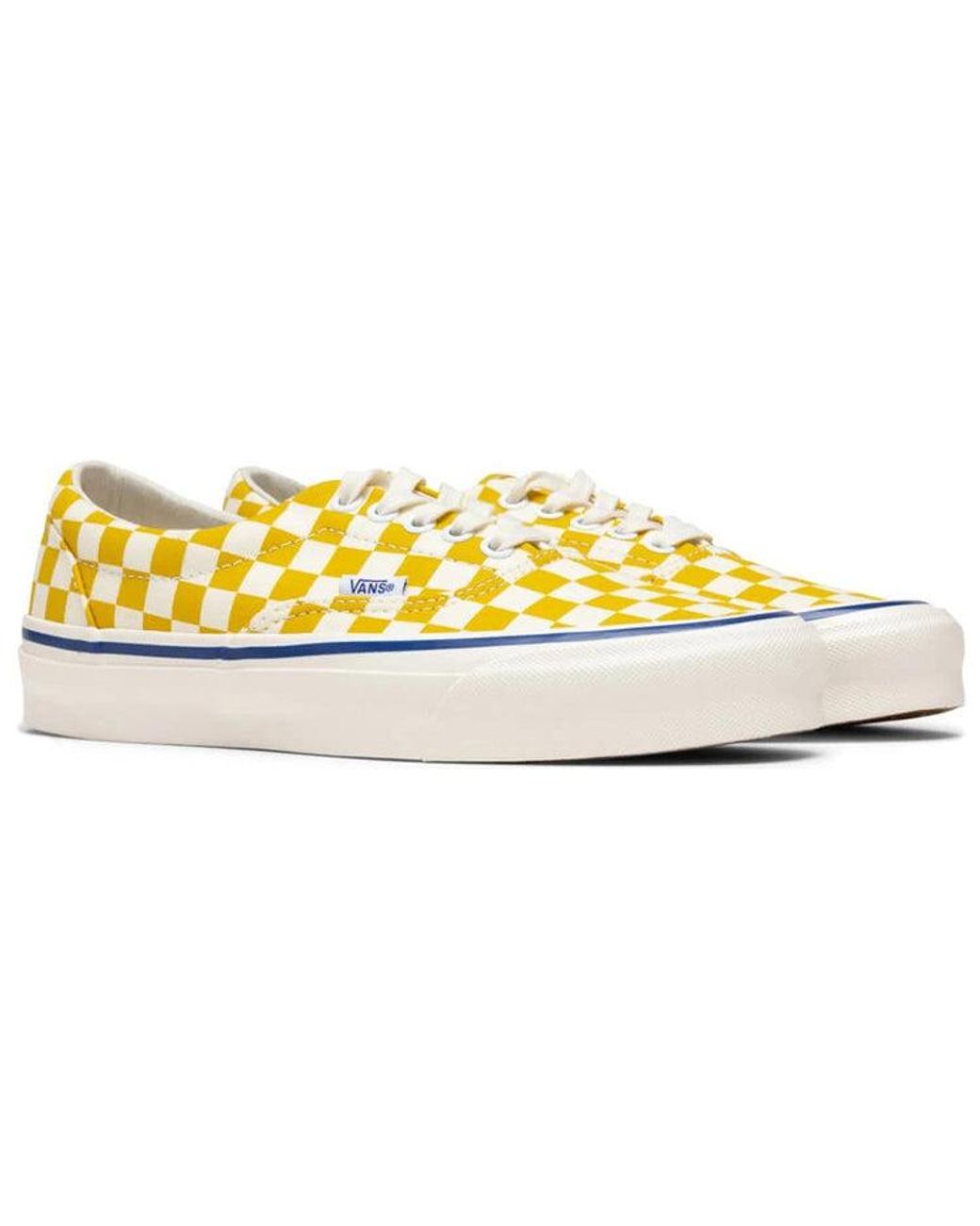 Vans Yellow Og Era Lx 'Checkerboard for men