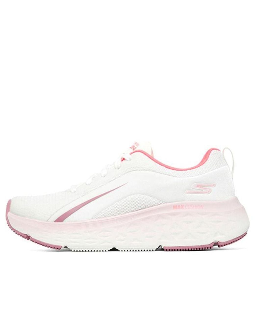Skechers White (Wmns) Max Cushioning Delta Coral'