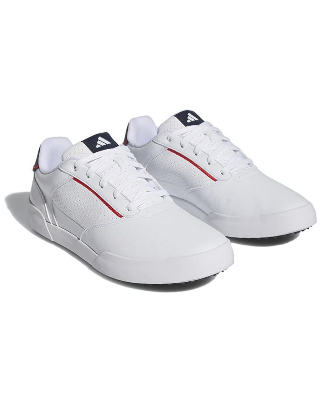 Adidas White Retrocross Spikeless Golf Shoes Collegiate' for men