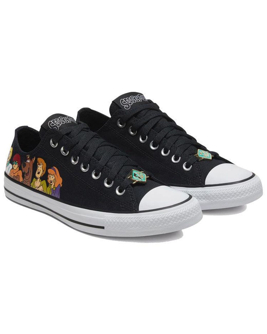Converse Black Scooby-Doo X Chuck Taylor All Star Low 'Mystery-Solving Gang' for men