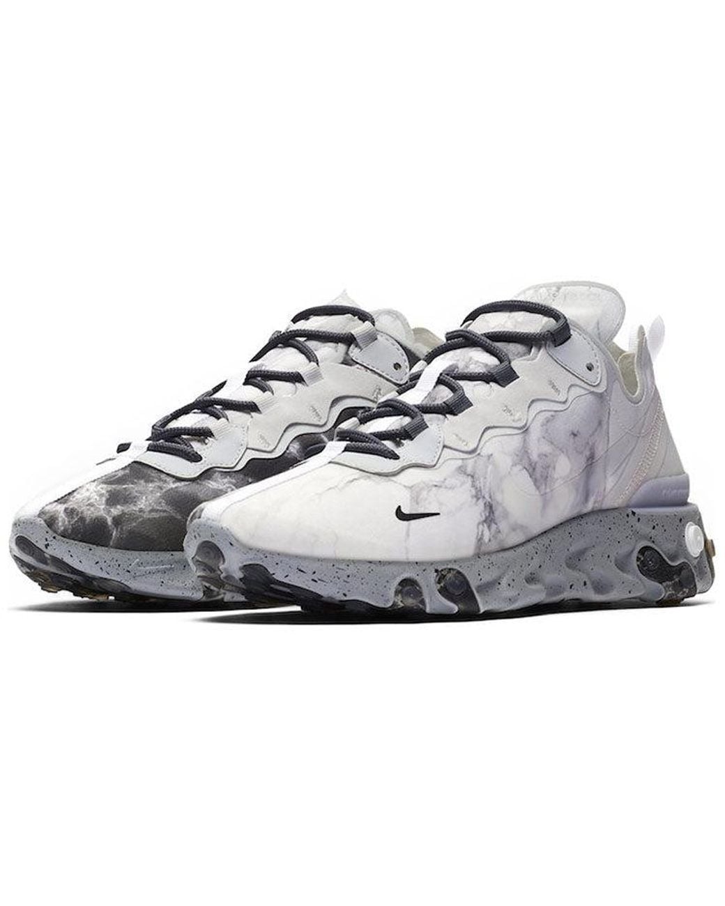 Nike White Kendrick Lamar X React Element 55 'Pure Platinum' for men