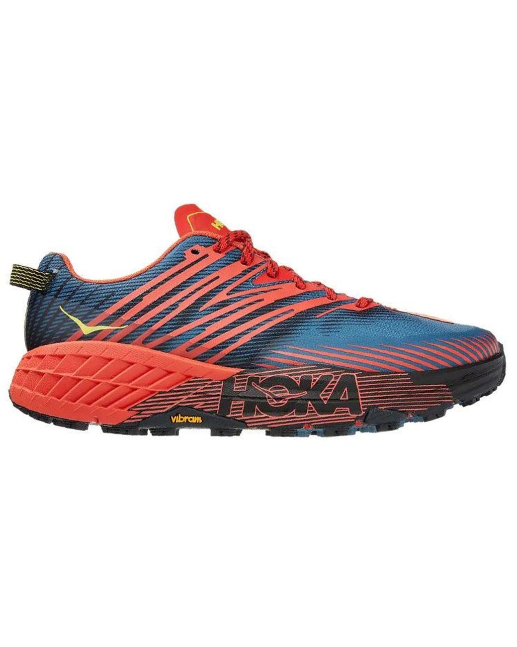 Hoka One One Red Speedgoat 4 'Fiesta Provincial' for men