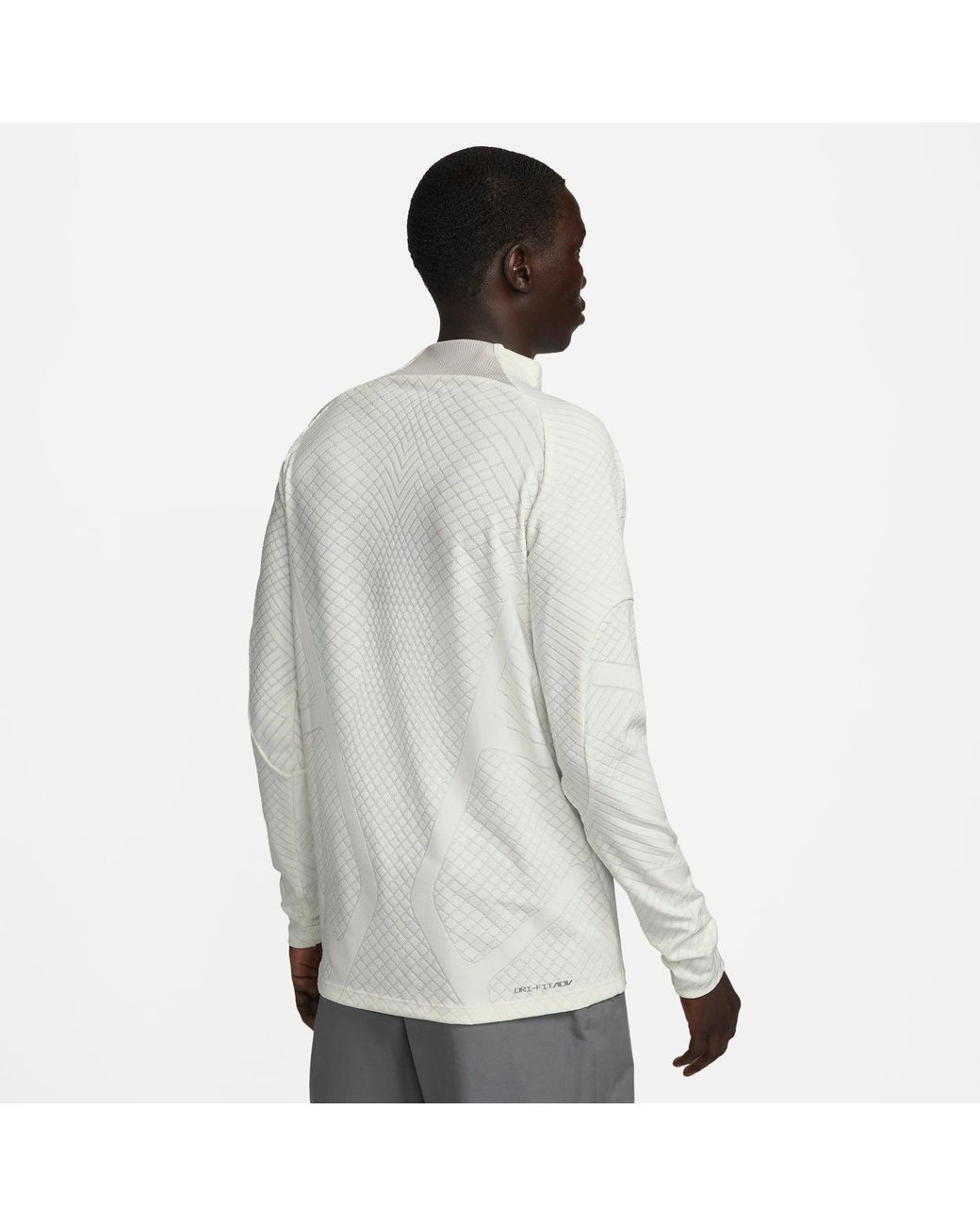 Nike Gray Tottenham Dri-Fit Adv Elite 1/4 Zip Long Sleeve Strike Drill Top for men