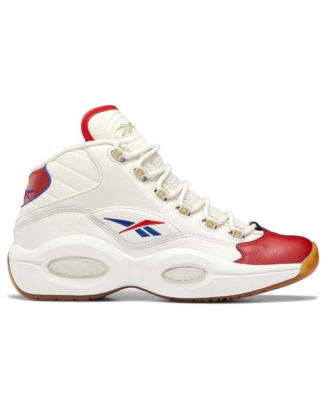 Reebok Question Mid Draft Night Red/white for men