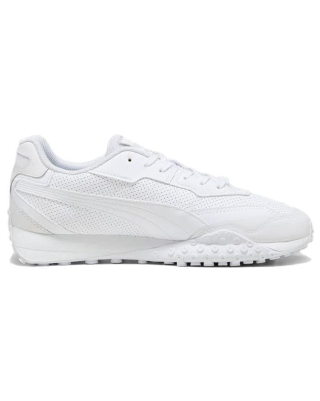 PUMA White Blktop Rider Leather Glacial'