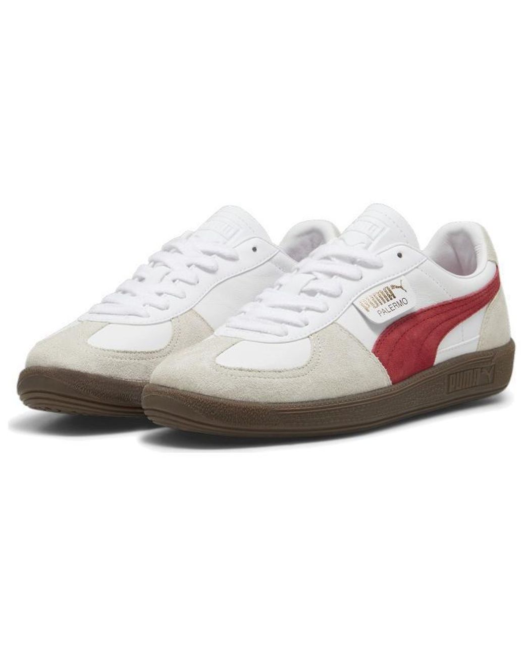 PUMA White Palermo Leather Club' for men