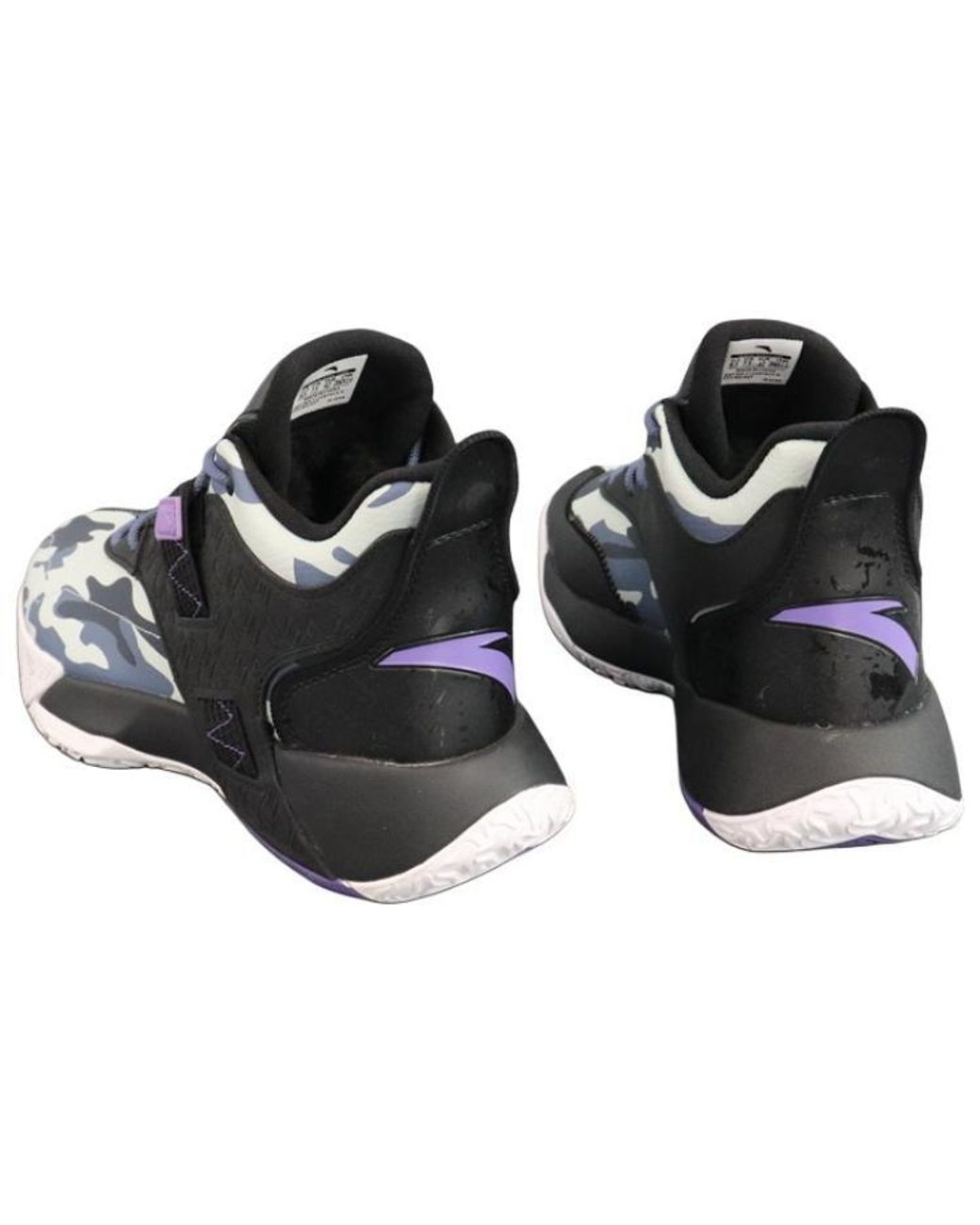 Anta Black Basketball Series Sneakers Mid for men