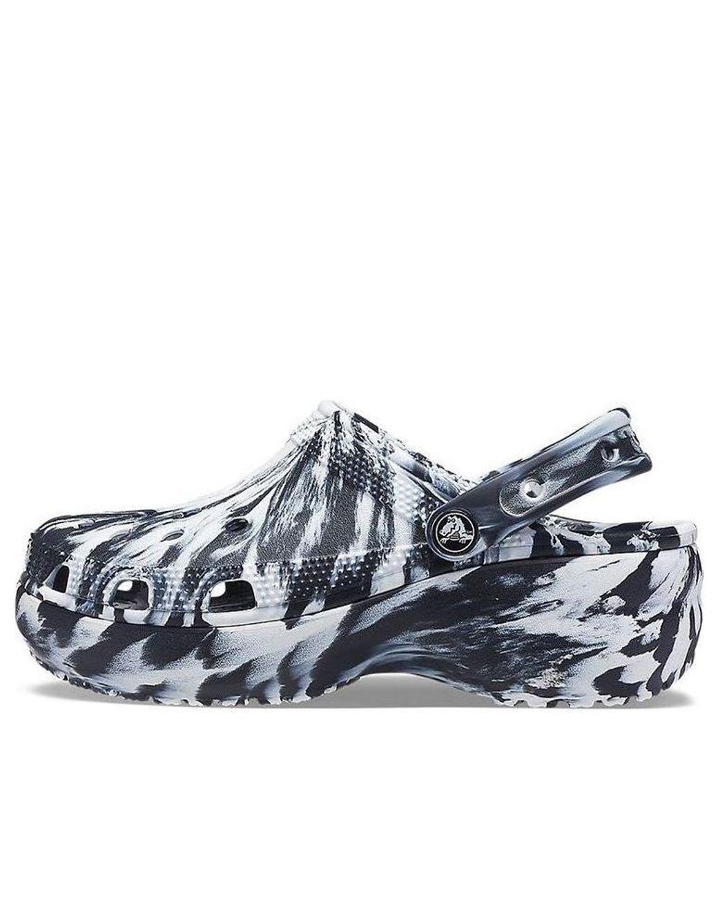 CROCSTM Blue (Wmns) Classic Platform Marbled Clog