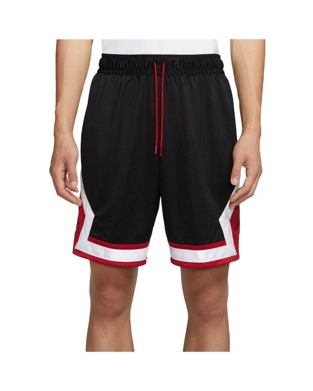 Nike Black Jumpman Diamond Basketball Shorts for men