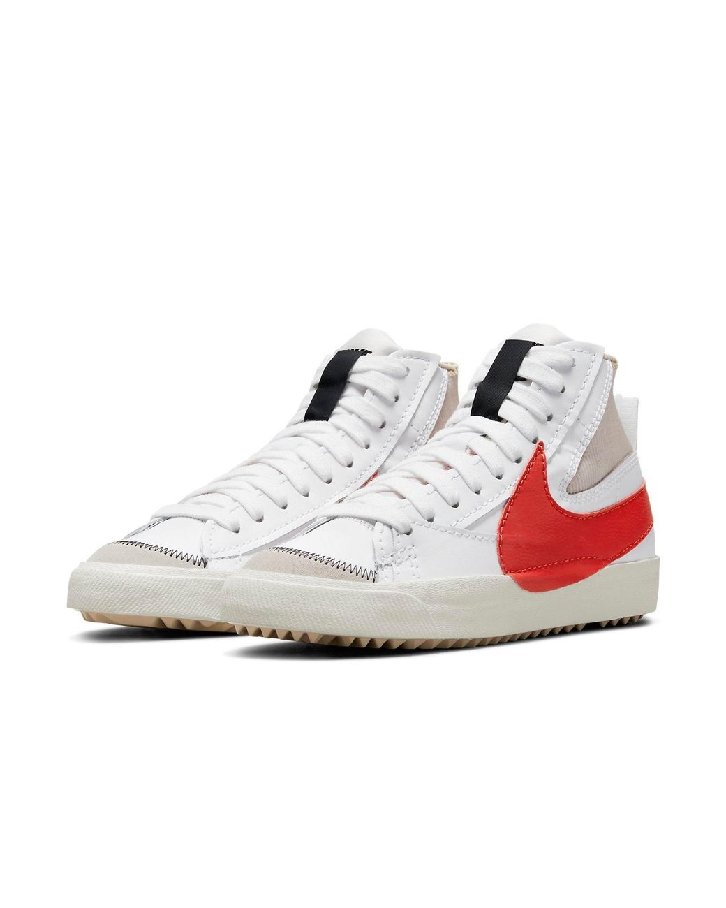 Nike White Blazer Mid 77 Jumbo Sneakers for men