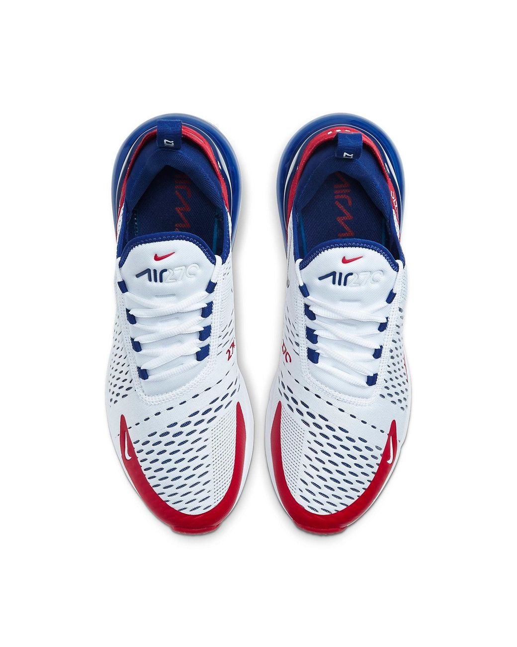 red white and blue nike air max 270