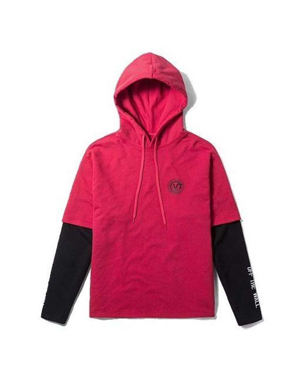Vans Pink Colorblock Alphabet Printing Couple Style