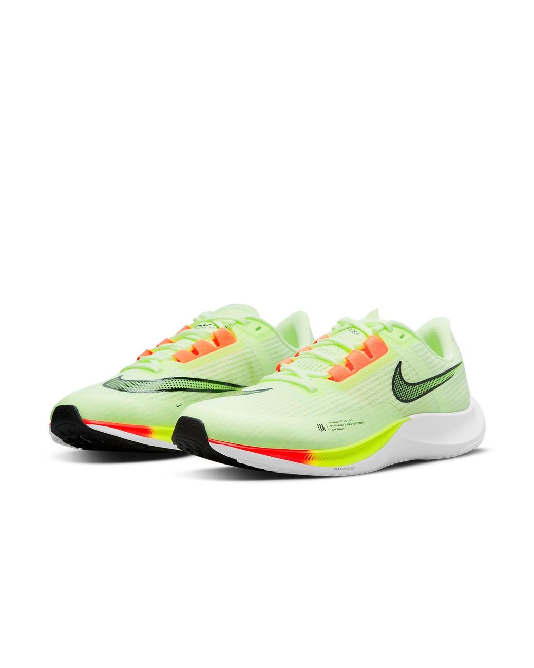 Nike Yellow Air Zoom Rival Fly 3 'Fast Pack' for men