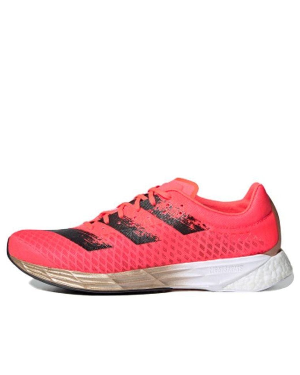 Adidas Pink Adizero Adios Pro 'Signal' for men