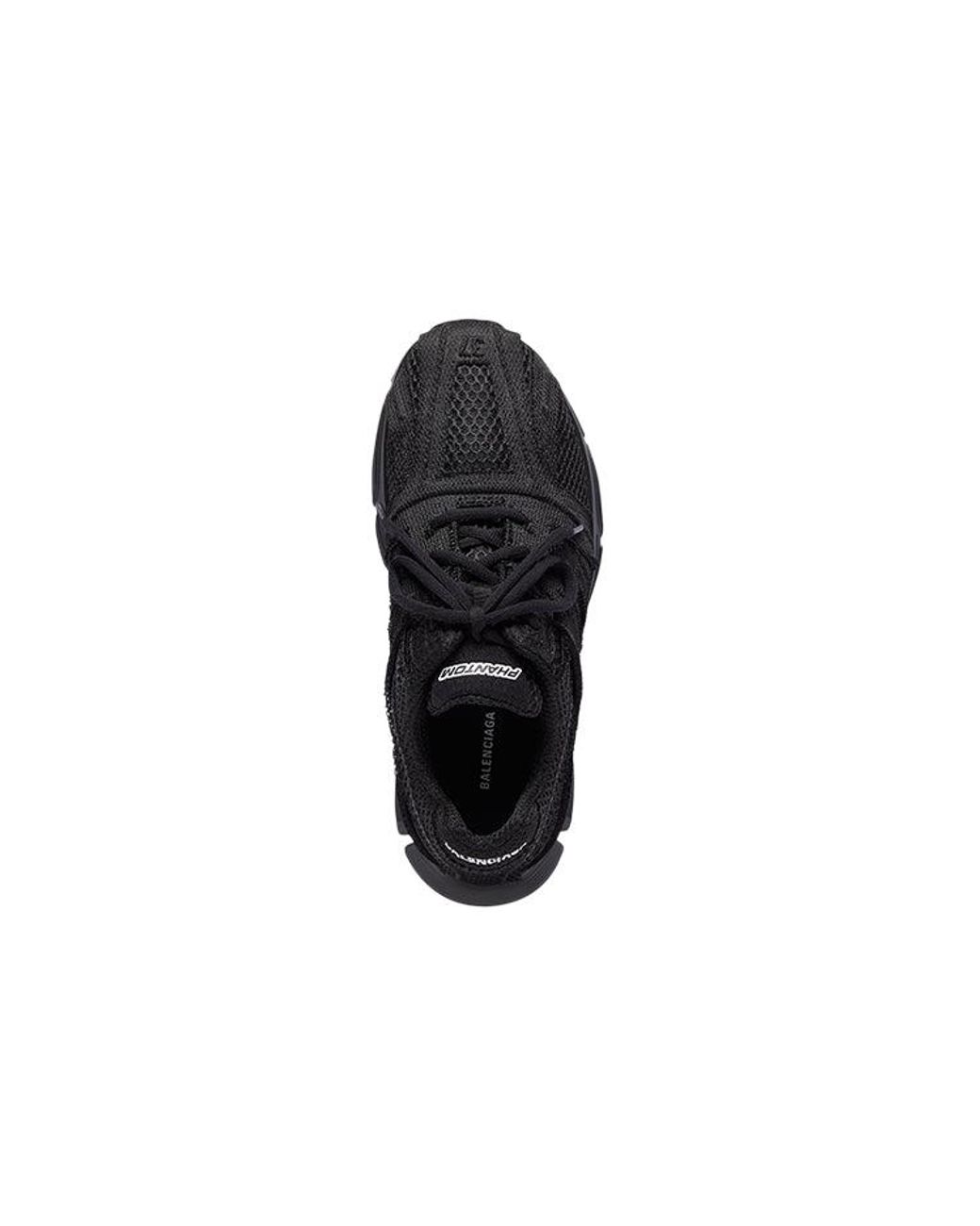 Balenciaga Black Phantom Logo Printed Sneakers for men
