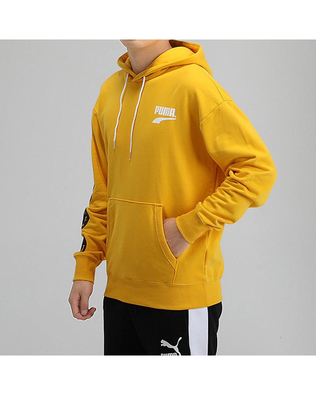 PUMA Yellow Club Casual Printing for men