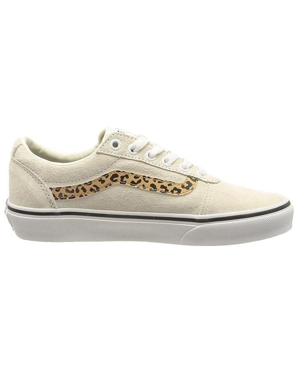 Vans White Wms Ward Skate Shoes for men