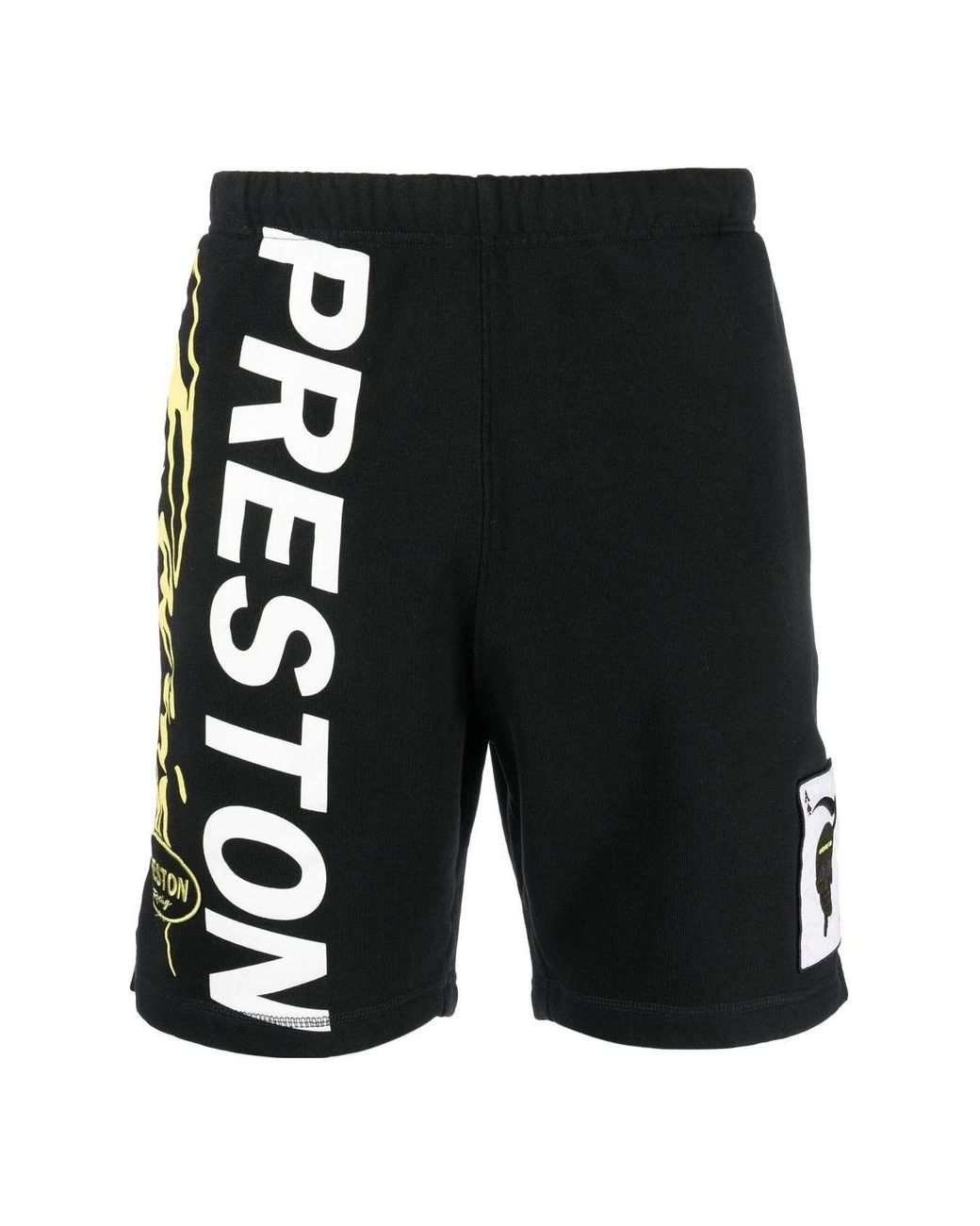 Heron Preston Black Racing Shorts for men
