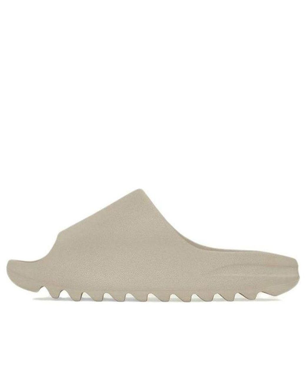 Adidas Brown Yeezy Slide 'Pure' for men