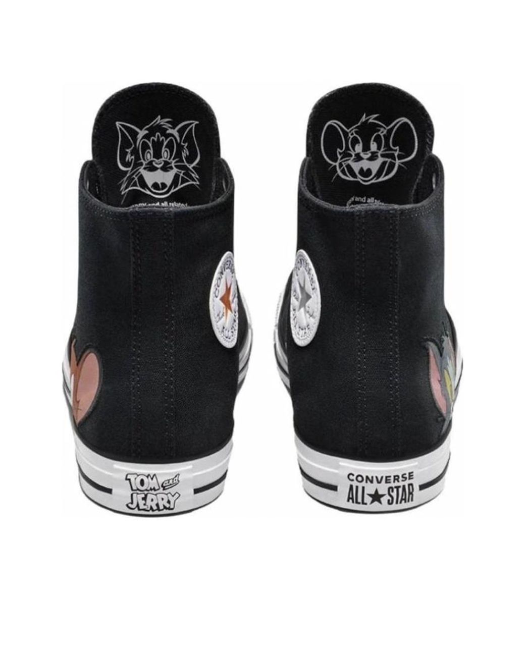 Converse Black X Tom & Jerry Chuck Taylor All Star High for men