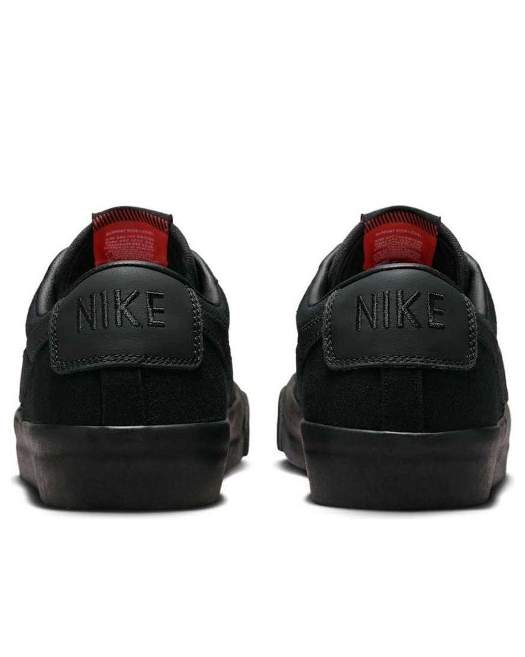 Nike Black Sb Zoom Blazer Low Pro Gt Iso 'Triple' for men