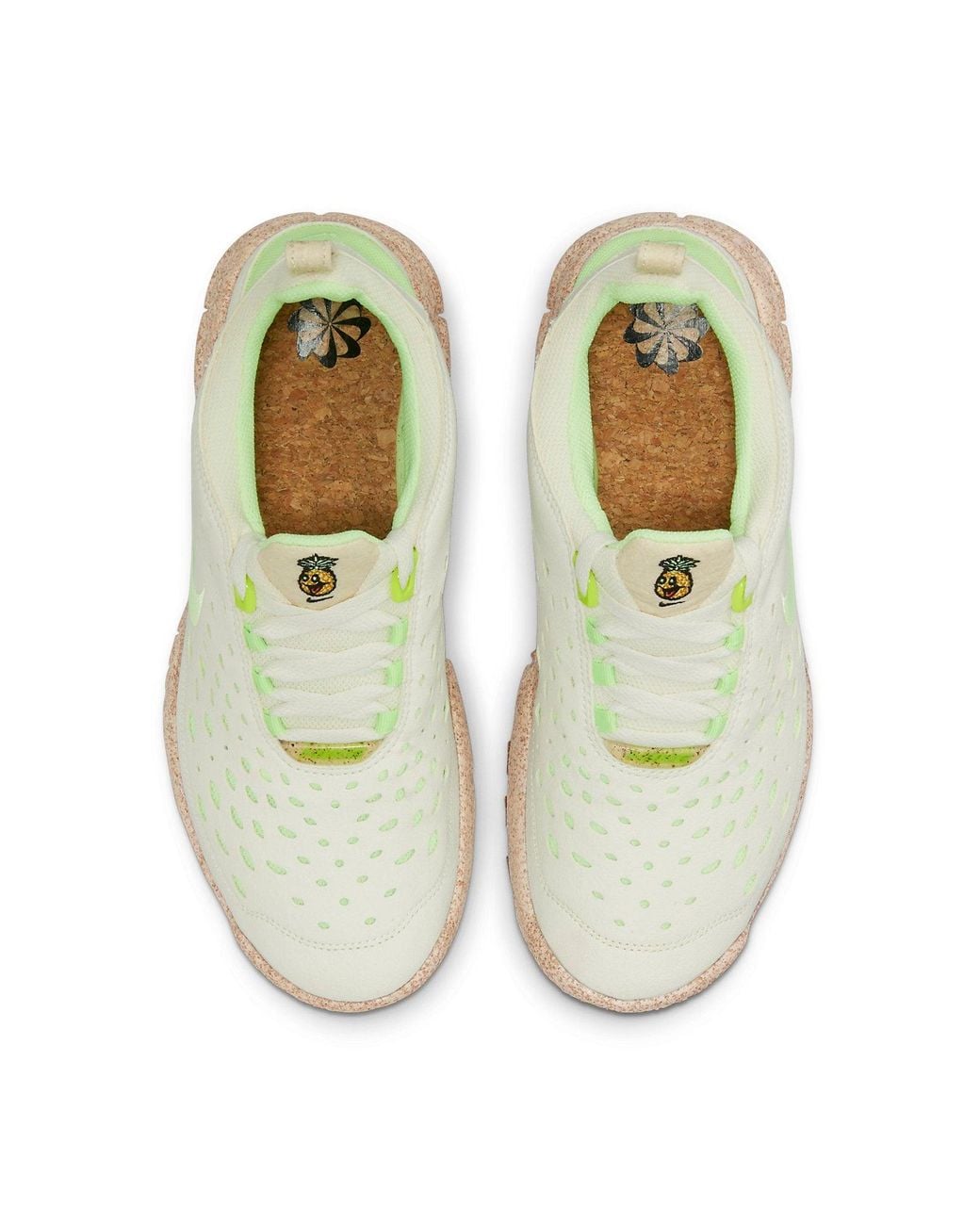 Nike White Free Run Trail 'Happy Pineapple' for men