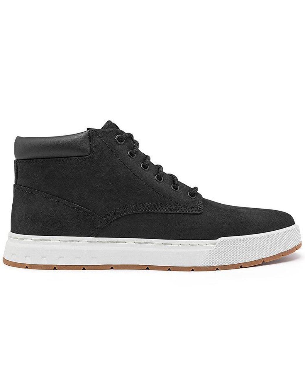 Timberland Black Maple Grove Wide Fit Leather Chukka Boots for men