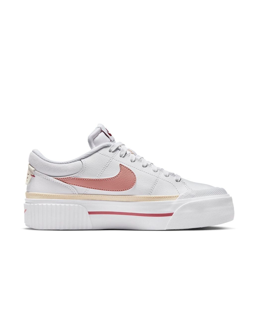 Nike White (Wmns) Court Legacy Lift Guava Ice'