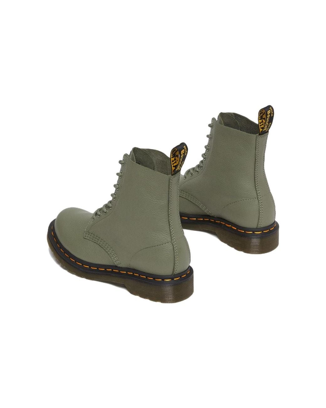 Dr. Martens Green (Wmns) 1460 Pascal Virginia Leather Boots 'Khaki'