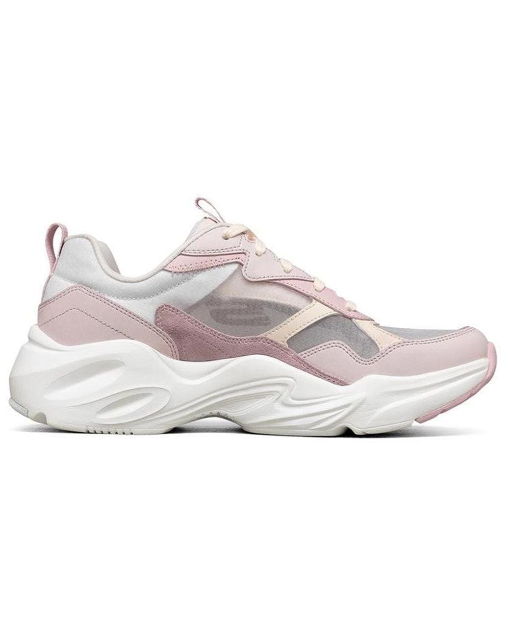 Skechers White (Wmns) Stamina Airy Low-Running Shoes
