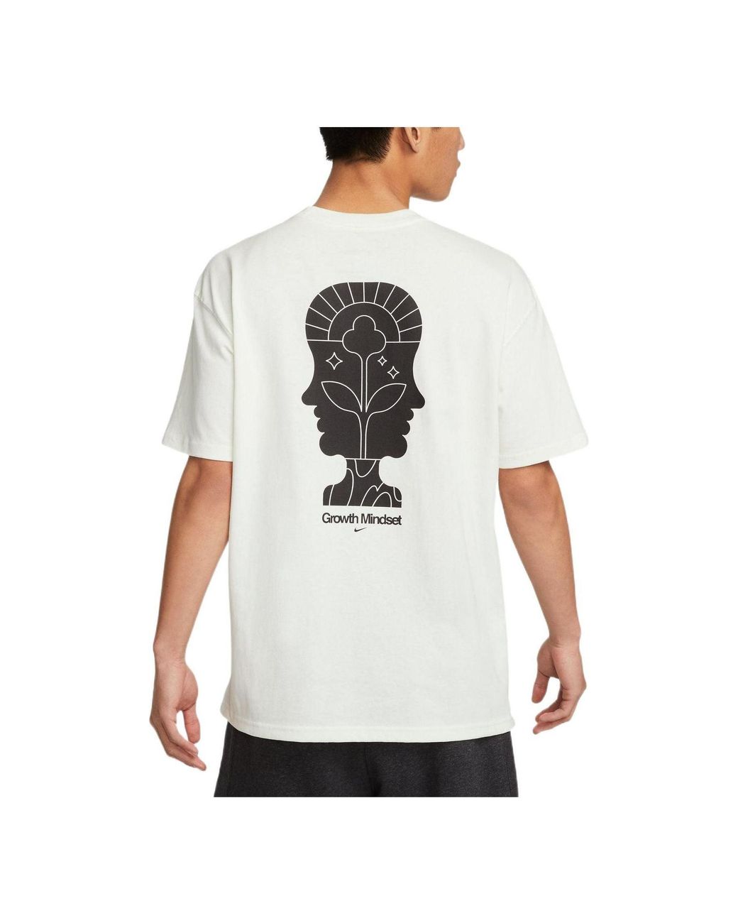 Nike White Back Avatar Printing Loose Casual Short Sleeve for men