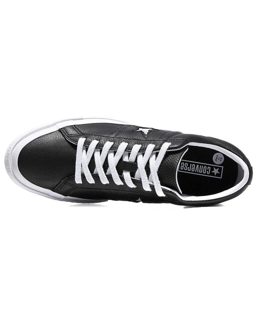 Converse Black One Star Perforated Leather for men