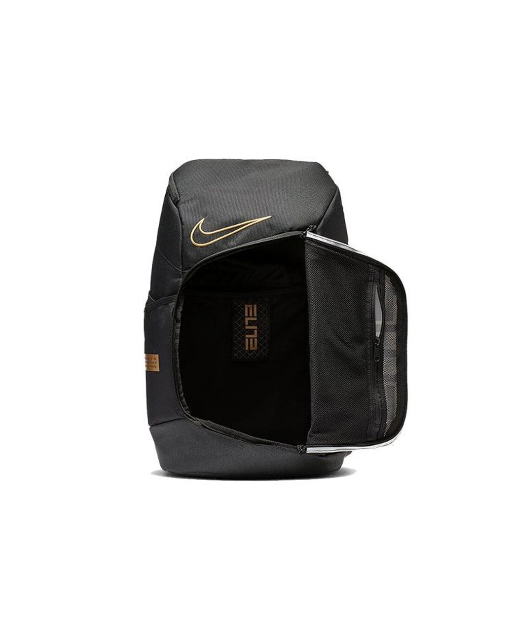 Nike Black Elite Pro Basketball Backpack Metallic'